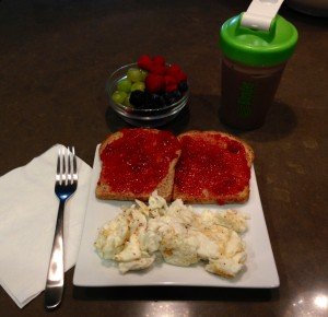 Breakfast of Champions...my champion:)