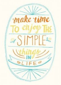 Simple Things In Life 