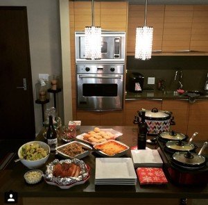 Xmas Food Spread - Pregnant Christmas Dinner